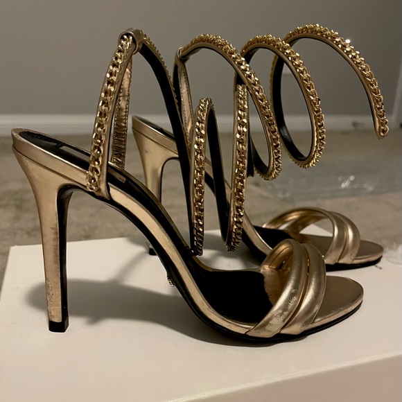 SCHUTZ Shoes - Schultz gold heels